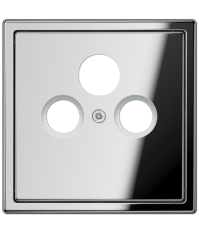 Chrome SAT-TV-FM Socket