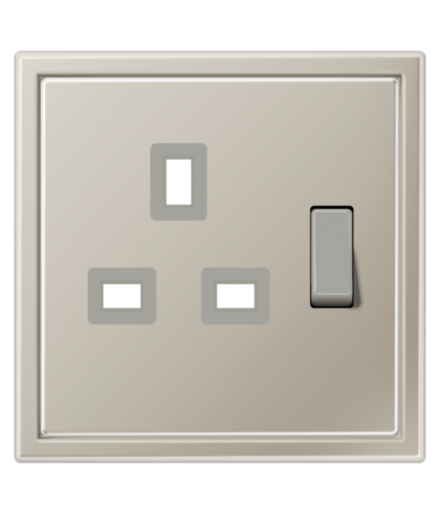 Stainless Steel Metal Switch Socket 13A 250~
