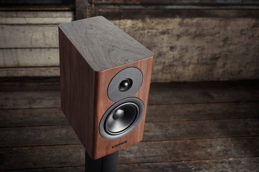 Dynaudio Evoke 10 walnut wood - Lifestyle close-up